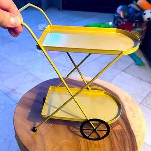 Gold display cart